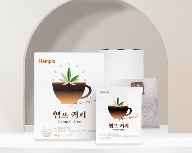 [농업회사법인(주)헴프앤알바이오] 헴프 커피 11g x 5개 - 밥 먹고 잠 올 땐 시원한 커피 한 잔!