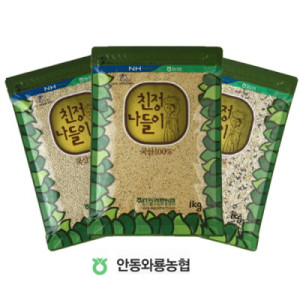 [패키지 무료배송]혼합잡곡 3kg 6호(찰보리쌀,혼합15곡,기장쌀)